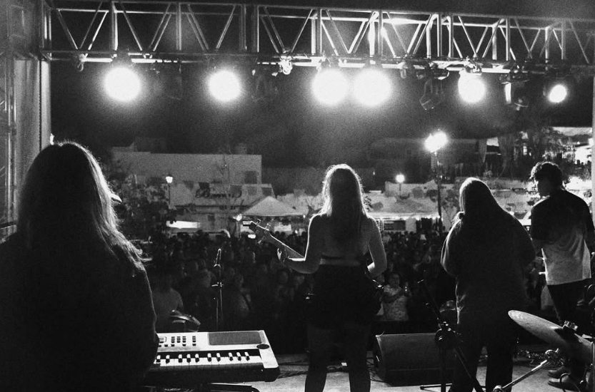 Kids Monsters on stage at a festival in Cabo San Lucas